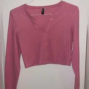 Pink Sweater or Cardigan